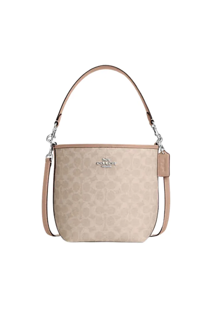 ( PREORDER ) Coach City Bucket Crossbody In Silver Sand Taupe CT800