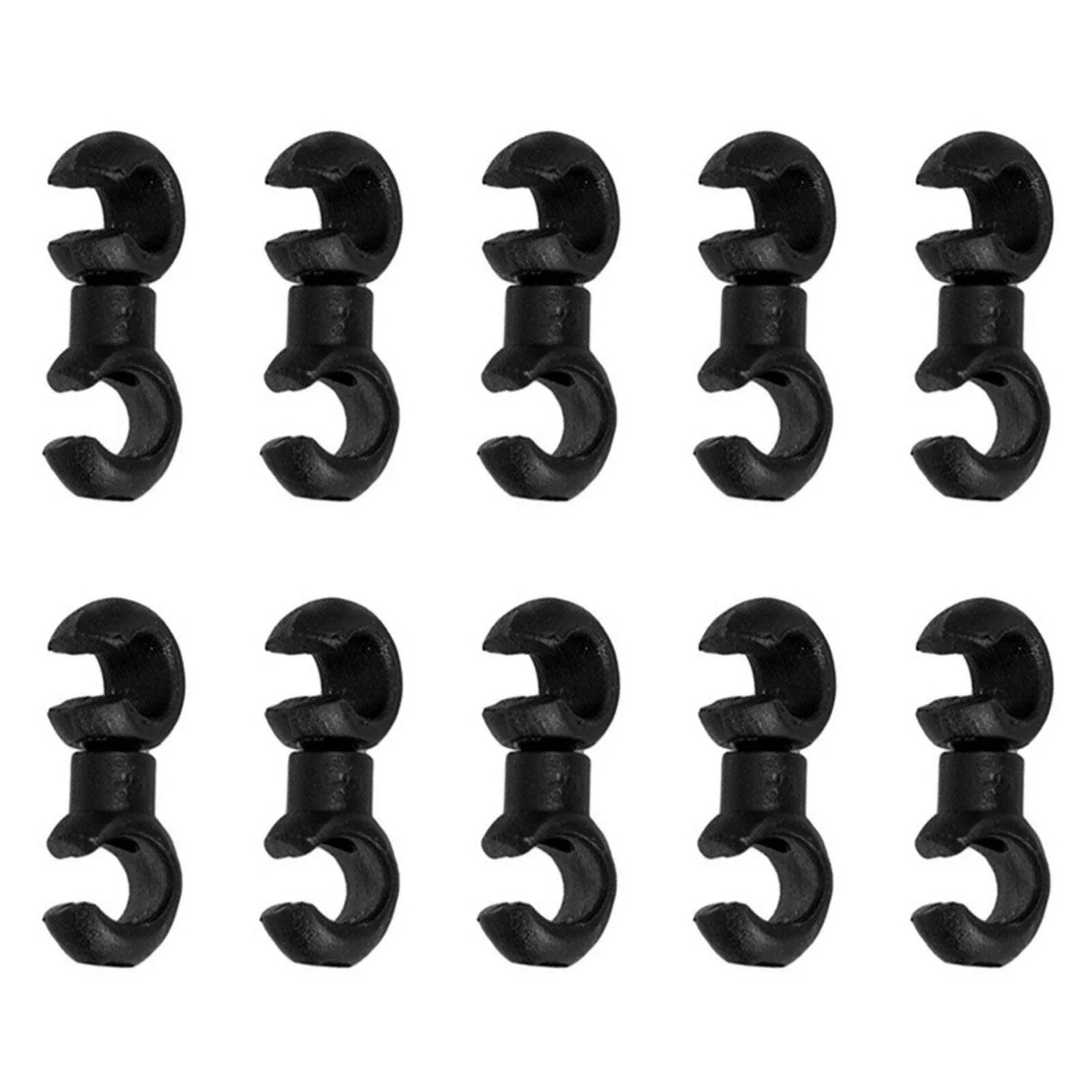 10Pcs Bicycle Cable Clips Rotating Hooks MTB Bike Derailleur Shift Cable Brake Cable Housing Fixing Holder Organizer