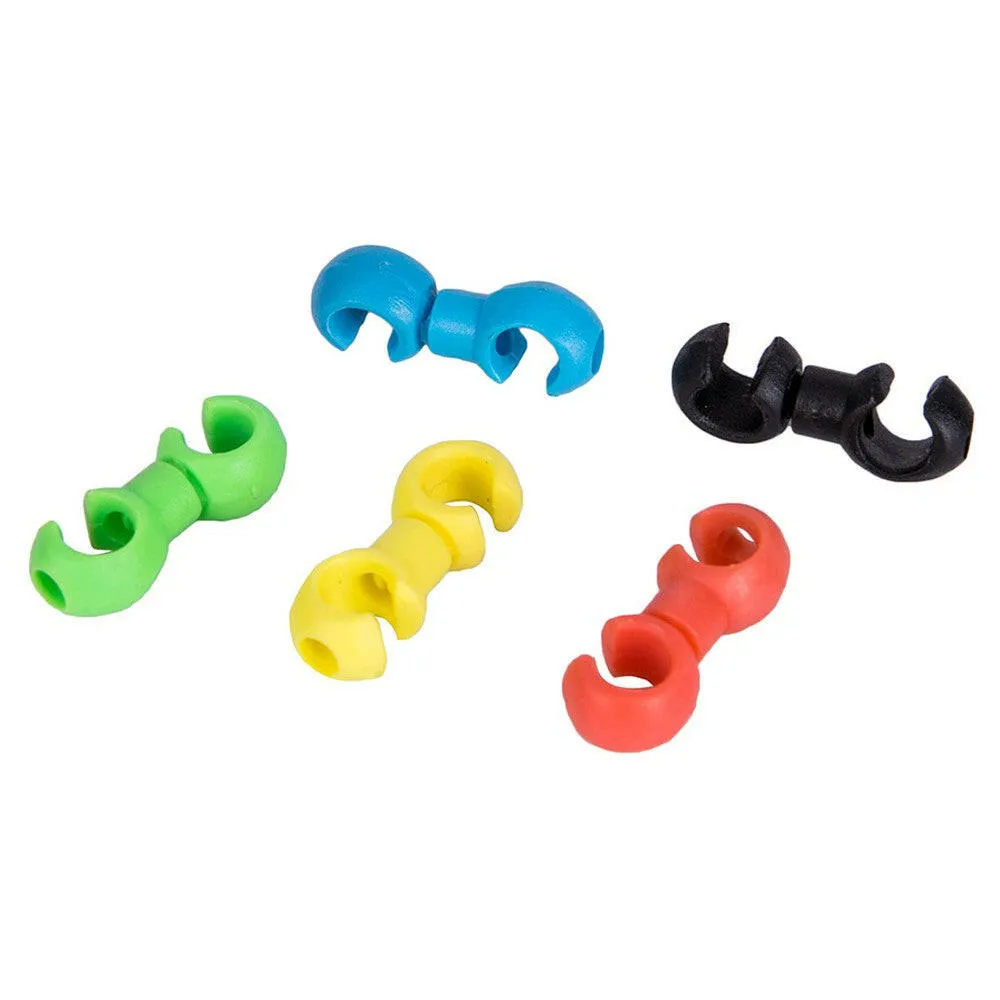 10Pcs Bicycle Cable Clips Rotating Hooks MTB Bike Derailleur Shift Cable Brake Cable Housing Fixing Holder Organizer