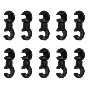 10Pcs Bicycle Cable Clips Rotating Hooks MTB Bike Derailleur Shift Cable Brake Cable Housing Fixing Holder Organizer