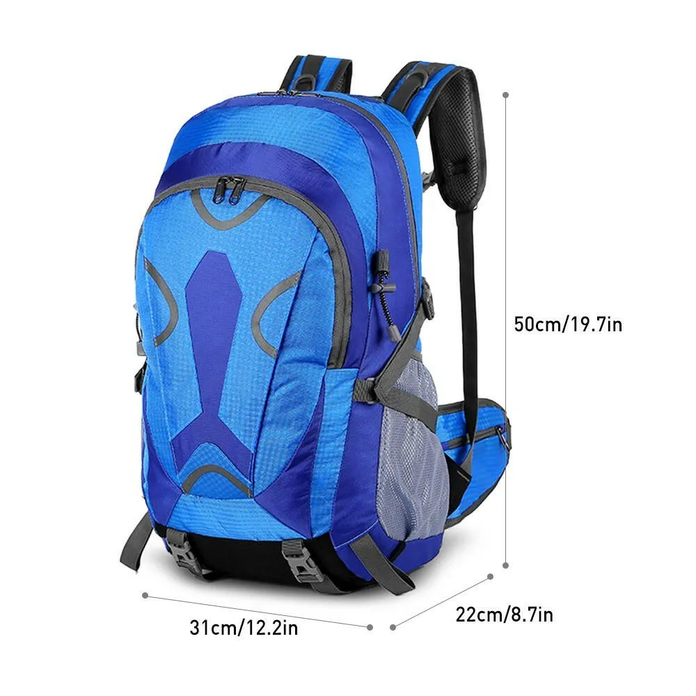 36-55L Large Capacity Storage Backpack Waterproof Shoulders Bag with Rain Cover for Outdoor Camping Hiking Climbing