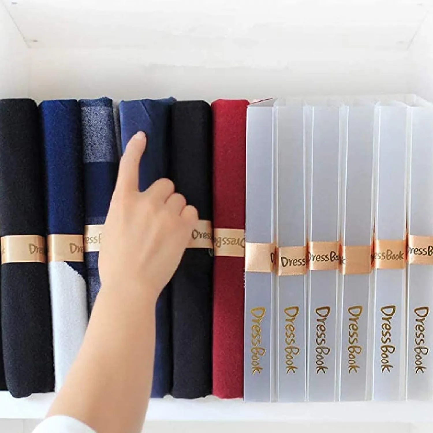 4026 DressBook T Shirt Folder Soft Bendable Folding Board Clothes Folder Storage Organizer ( 5 pcs )