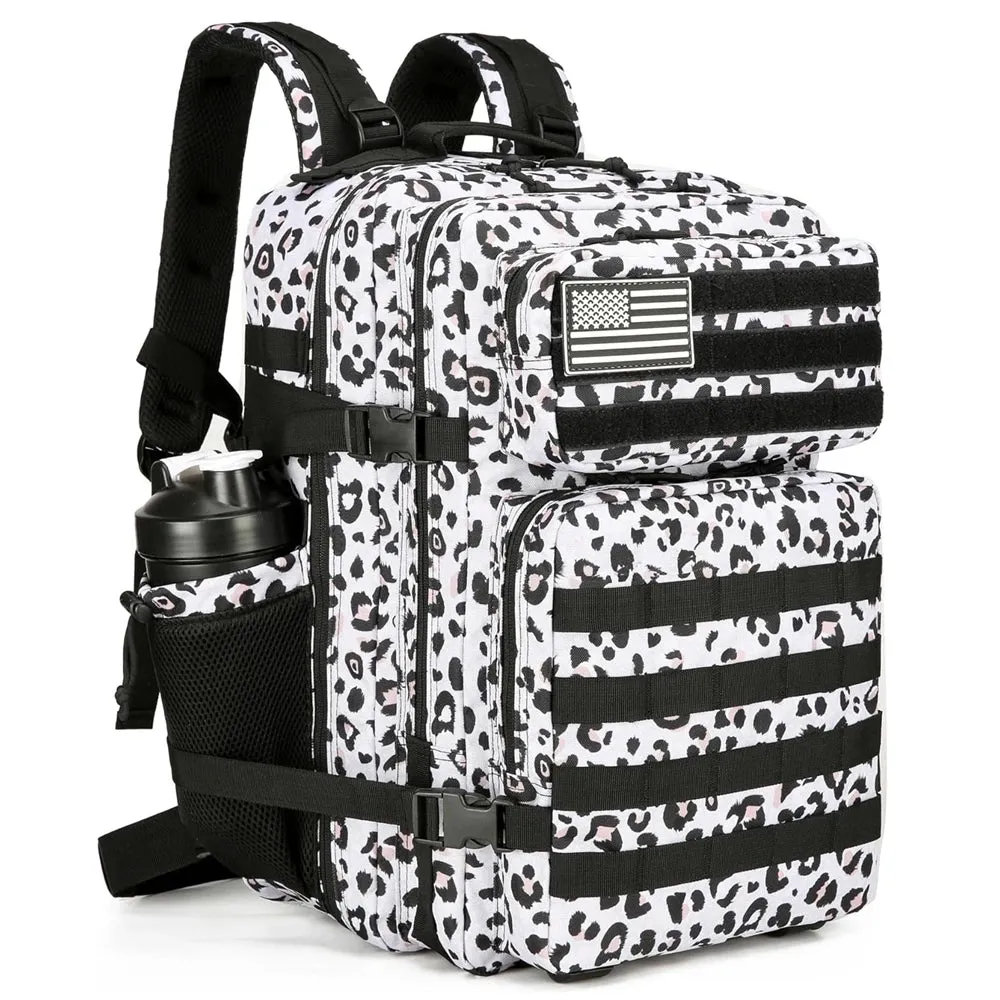 45L 3P Military Molle "Snow Leopard Camouflage" Tactical Backpack