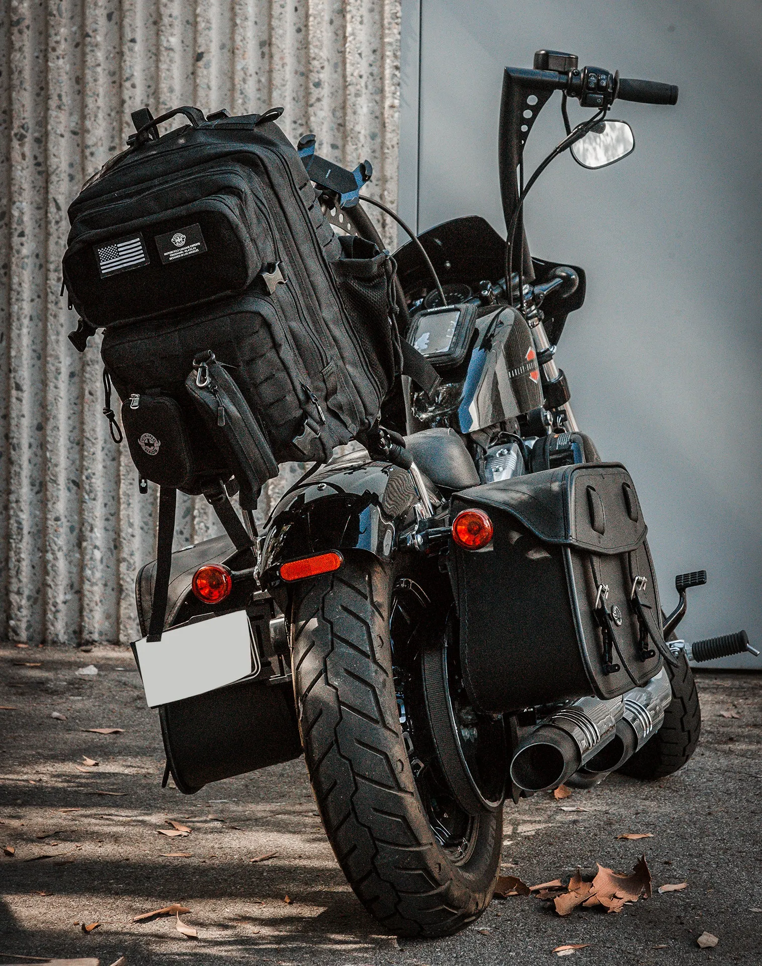 45L - Tactical XL Yamaha Motorcycle Sissy Bar Backpack