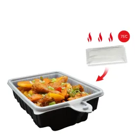 5 Pack 33cm Heating Lunch Box Set for Camping, Travel - Sirak Food