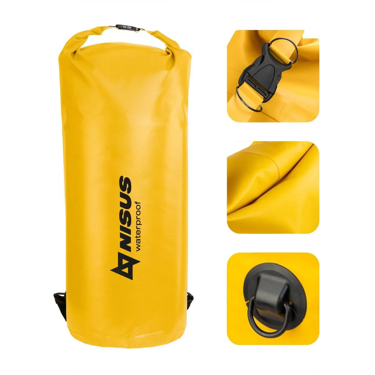 70L Waterproof Large Dry Bag, Backpack with Shoulder Straps