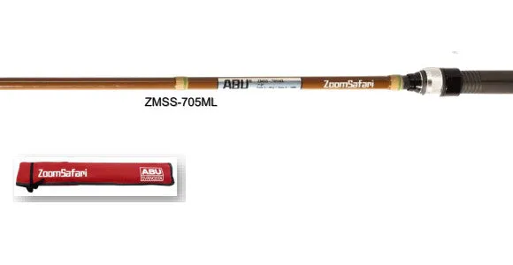 Abu Garcia Zoom Safari 5-pc Travel Spin Rod - ML 7ft