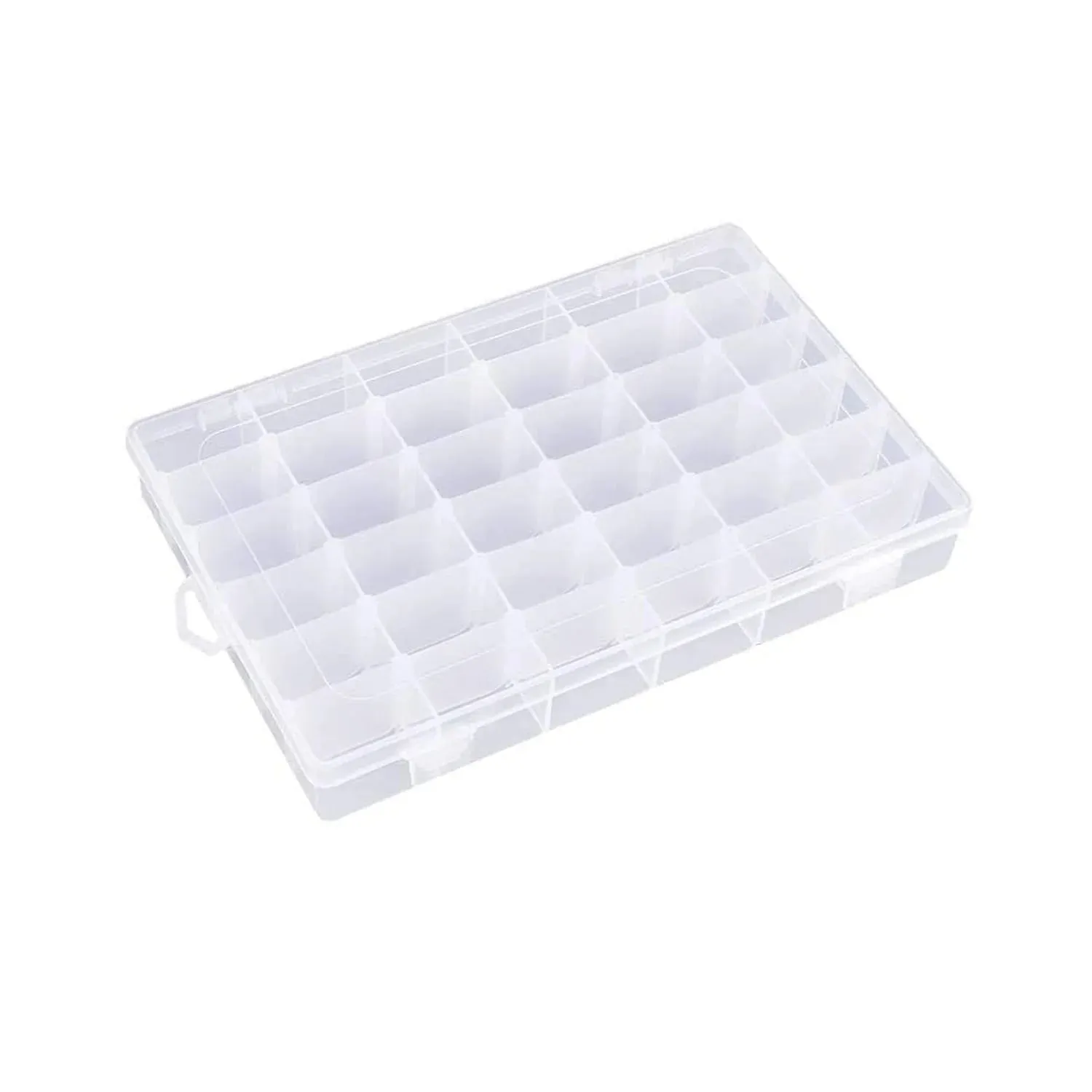 Adjustable Partition Clear Plastic Box Component Organiser