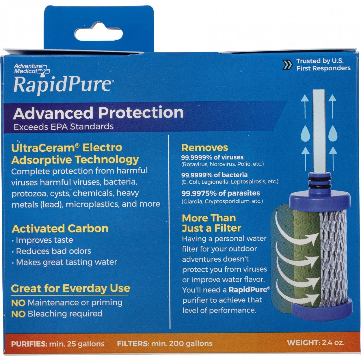 Adventure Medical RapidPure Scout In-Line Water Purifier 0160-0110