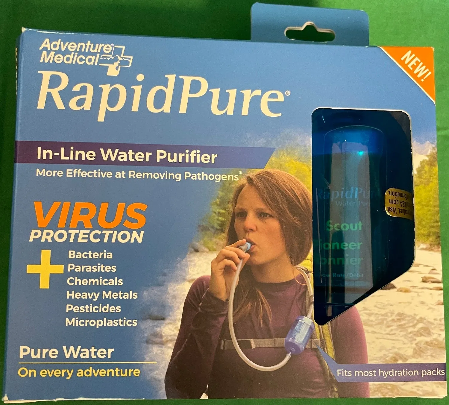 Adventure Medical RapidPure Scout In-Line Water Purifier 0160-0110