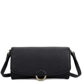 Agnes Wallet Crossbody - Black