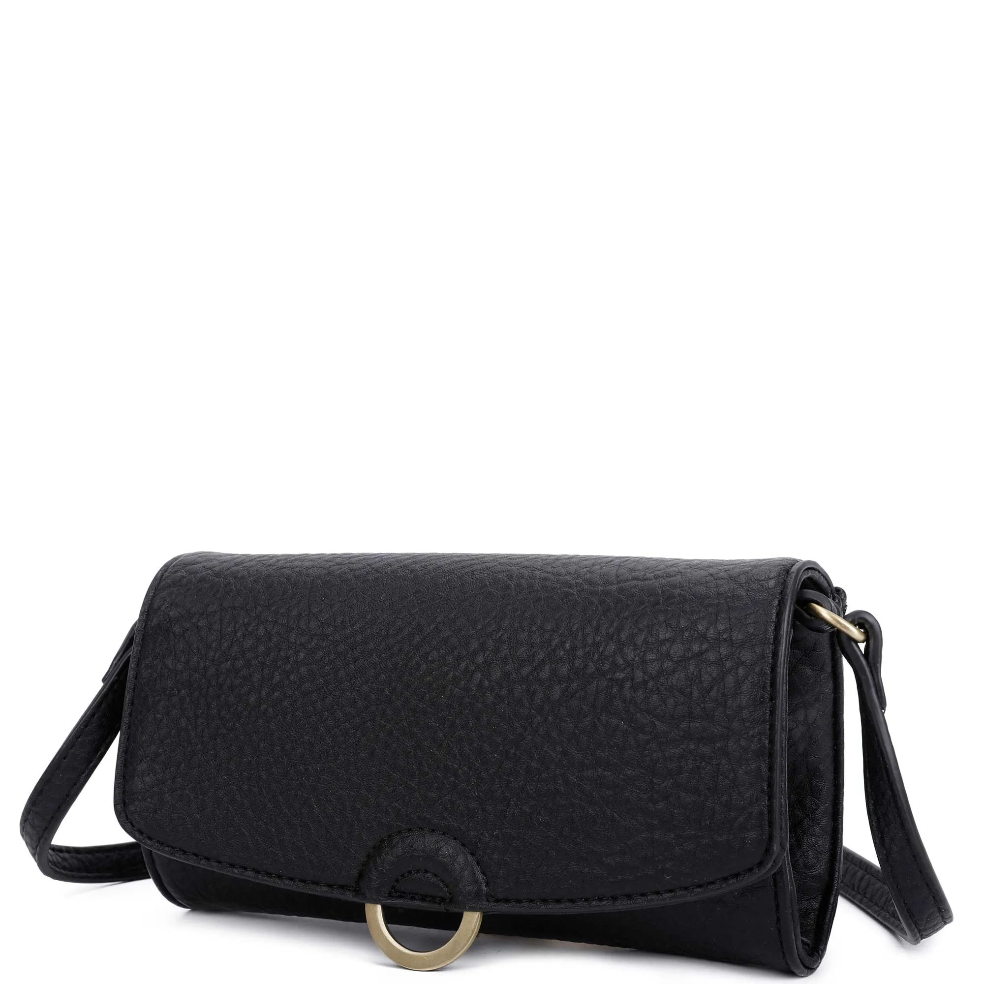 Agnes Wallet Crossbody - Black