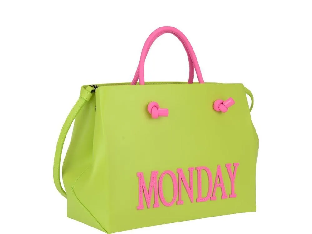 Alberta Ferretti Rainbow Week Fluo Monday Shopping Bag