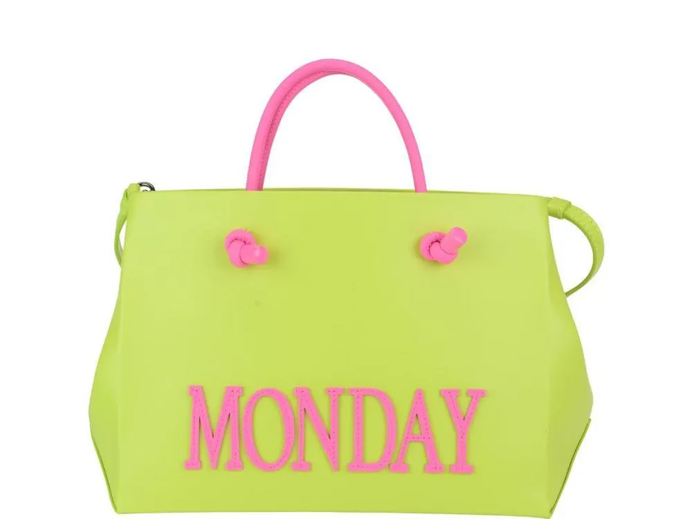 Alberta Ferretti Rainbow Week Fluo Monday Shopping Bag