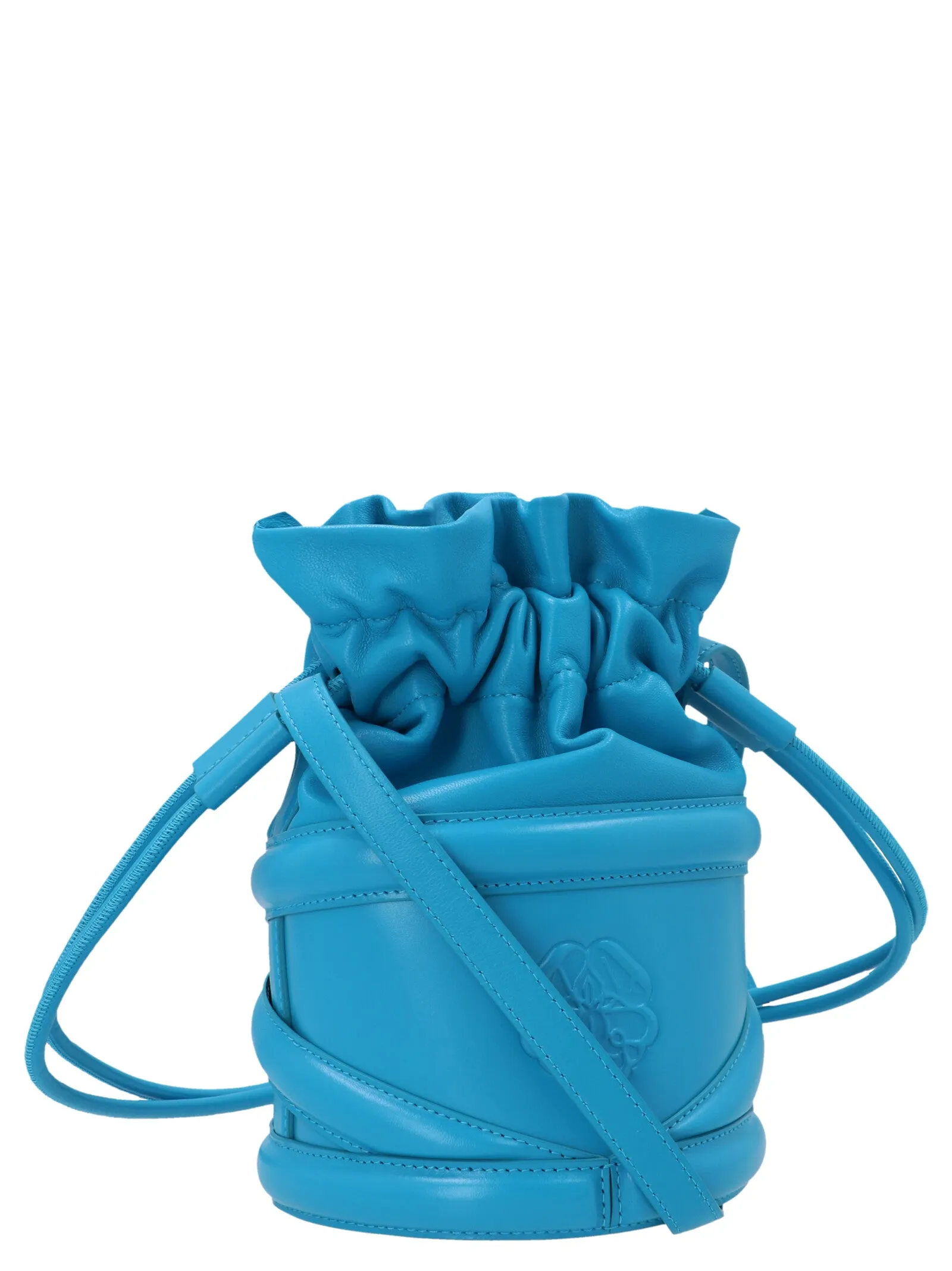 Alexander McQueen Logo Detailed Drawstring Bucket Bag