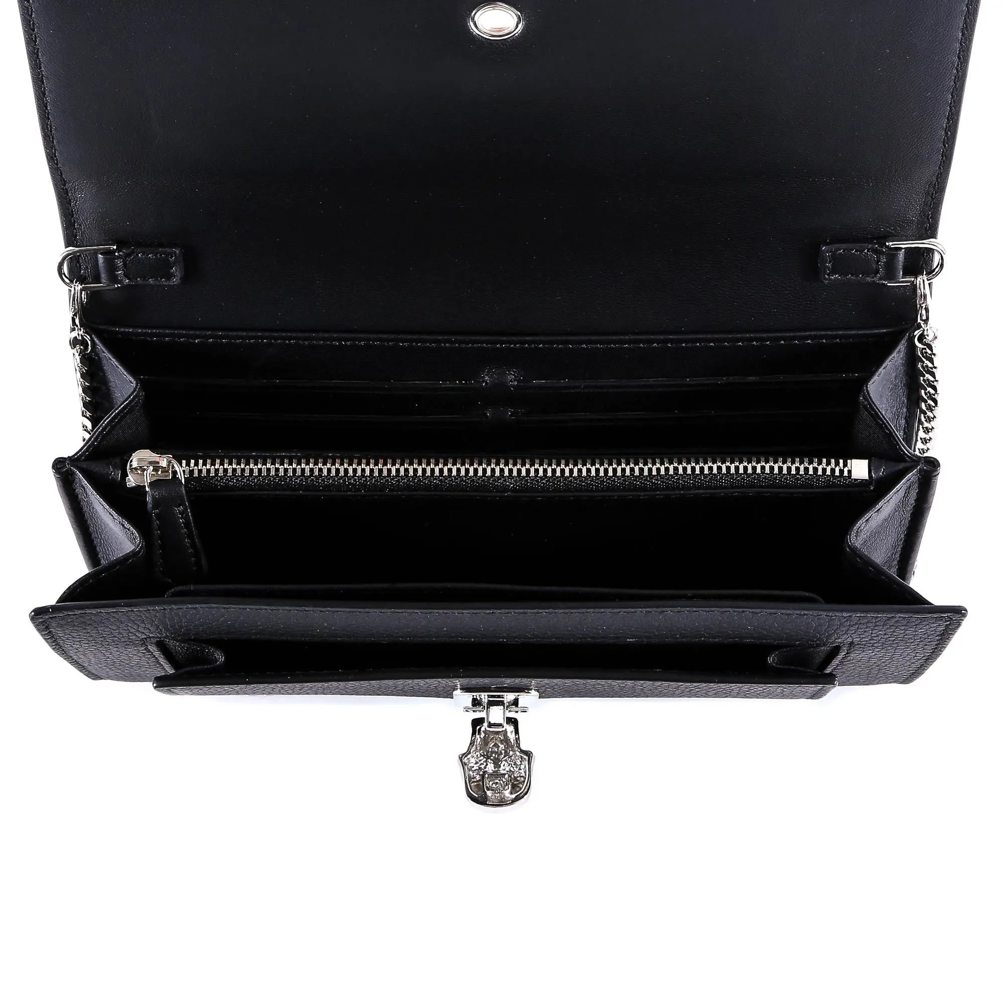 Alexander McQueen Shoulder Strap Skull Wallet Bag