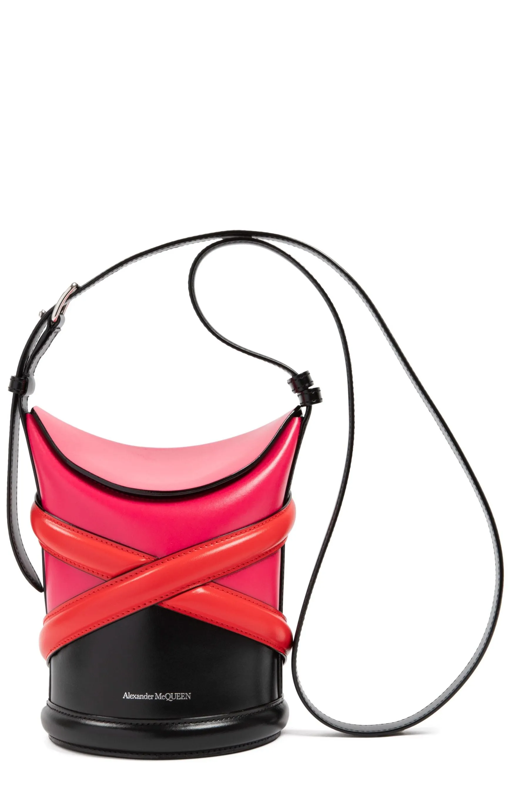 Alexander McQueen The Curve Crossover Strapped Shoulder Bag