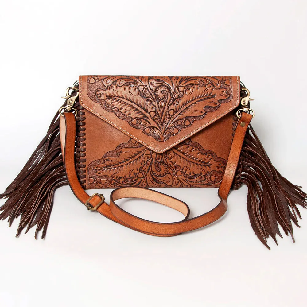 American Darling Tooled Leather Cross Body