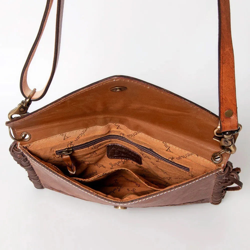 American Darling Tooled Leather Cross Body