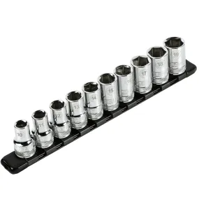 ARES 70344 - 1/2" Drive Black 9.84" Socket Rail