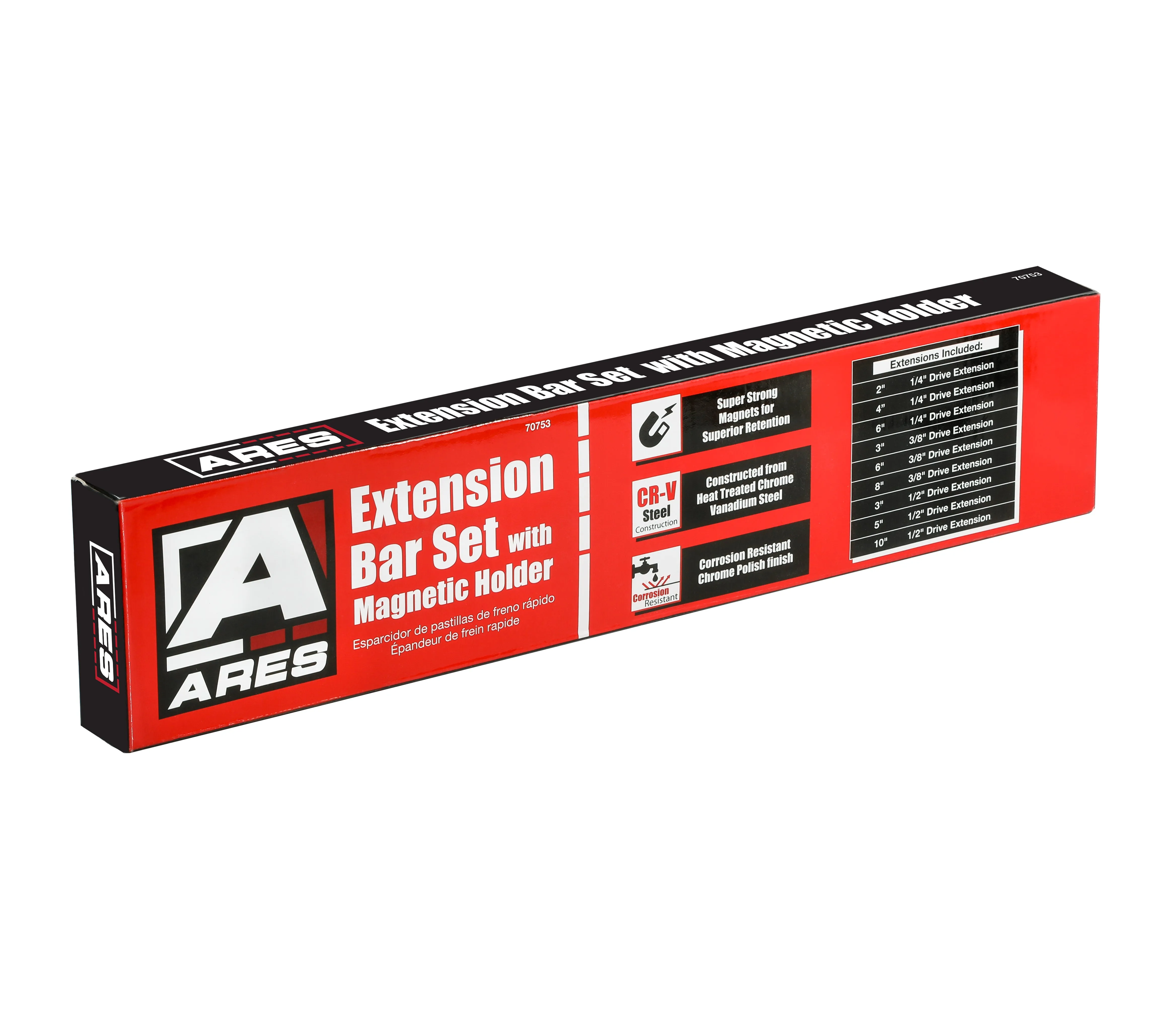 ARES 70753 - 9-Piece Extension Bar Set