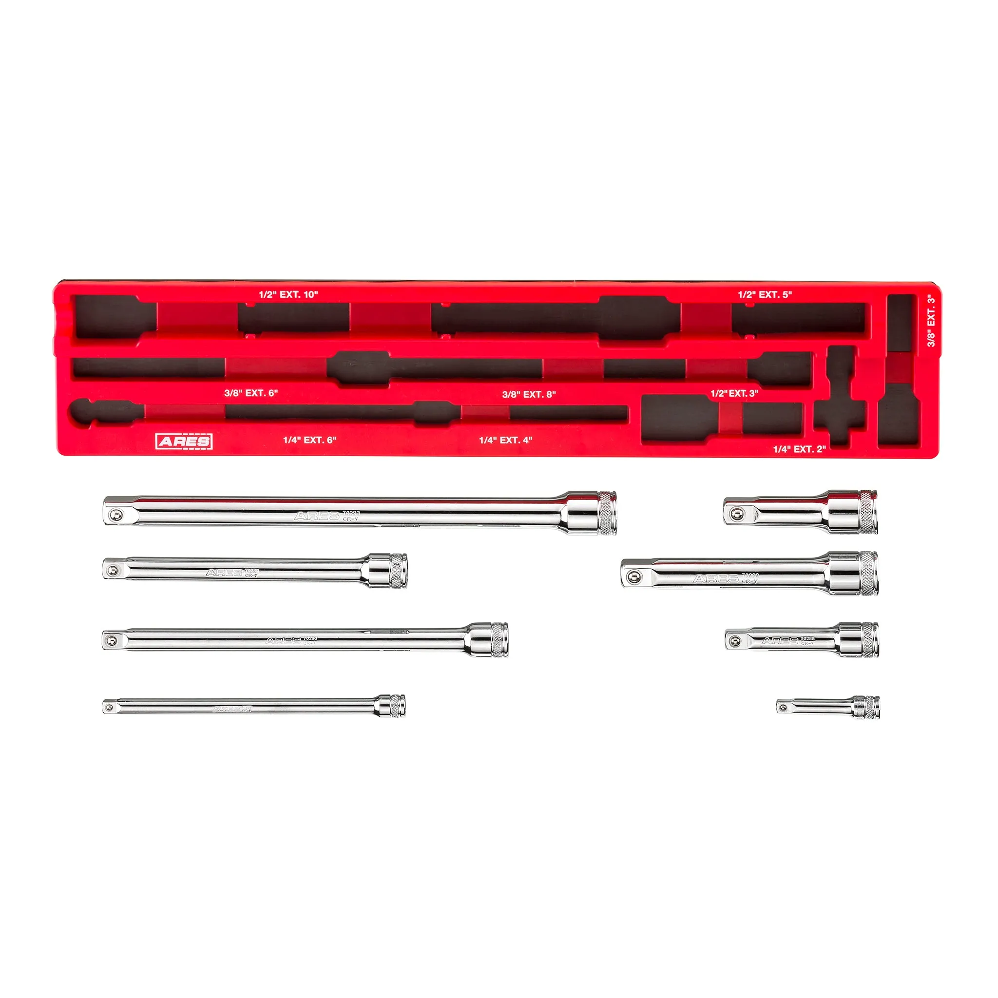 ARES 70753 - 9-Piece Extension Bar Set