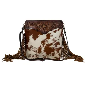 Artesia Way Fringed Hand-Tooled Bag