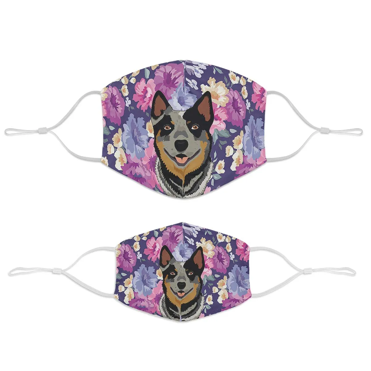 Australian Cattle Dog Portrait Face Cover