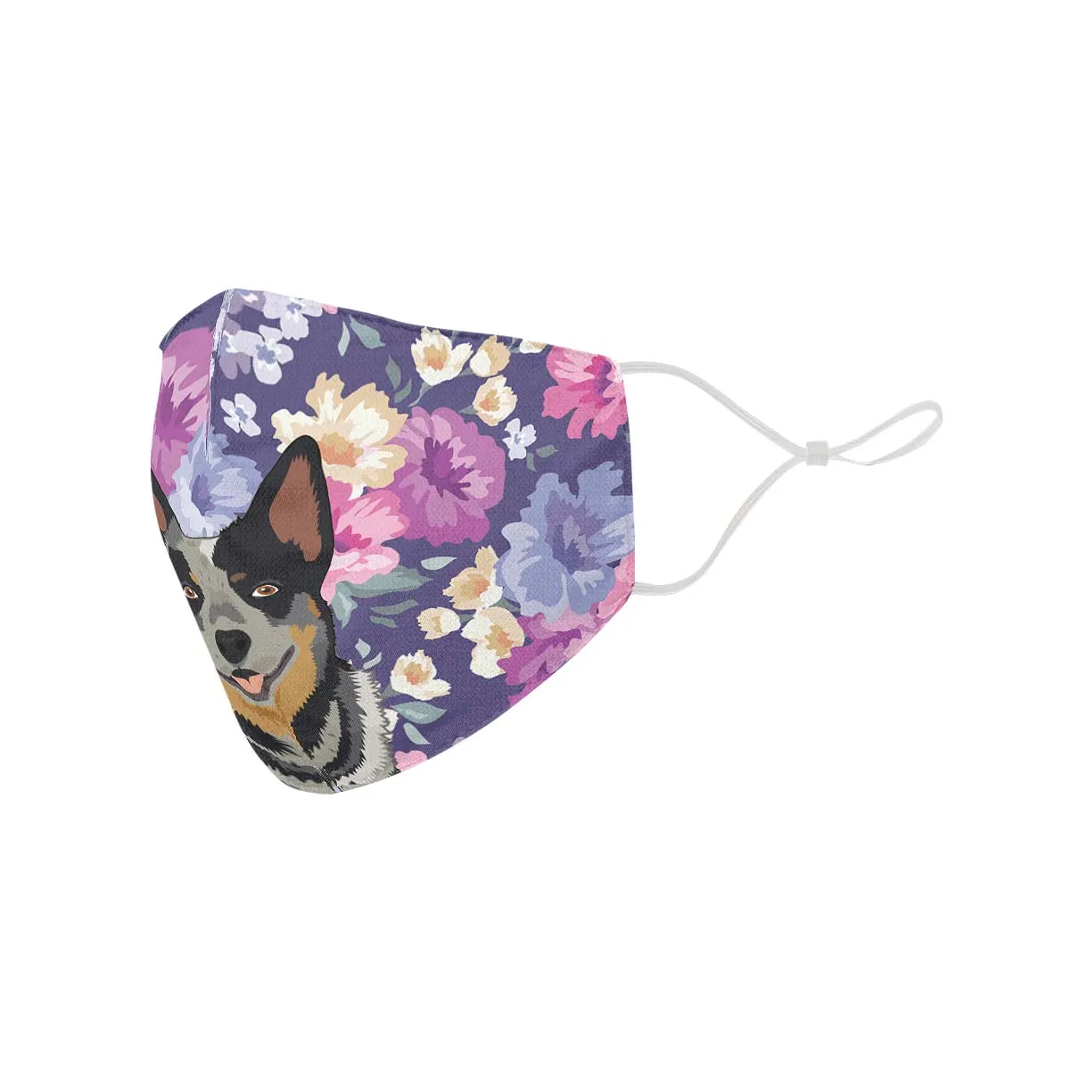 Australian Cattle Dog Portrait Face Cover