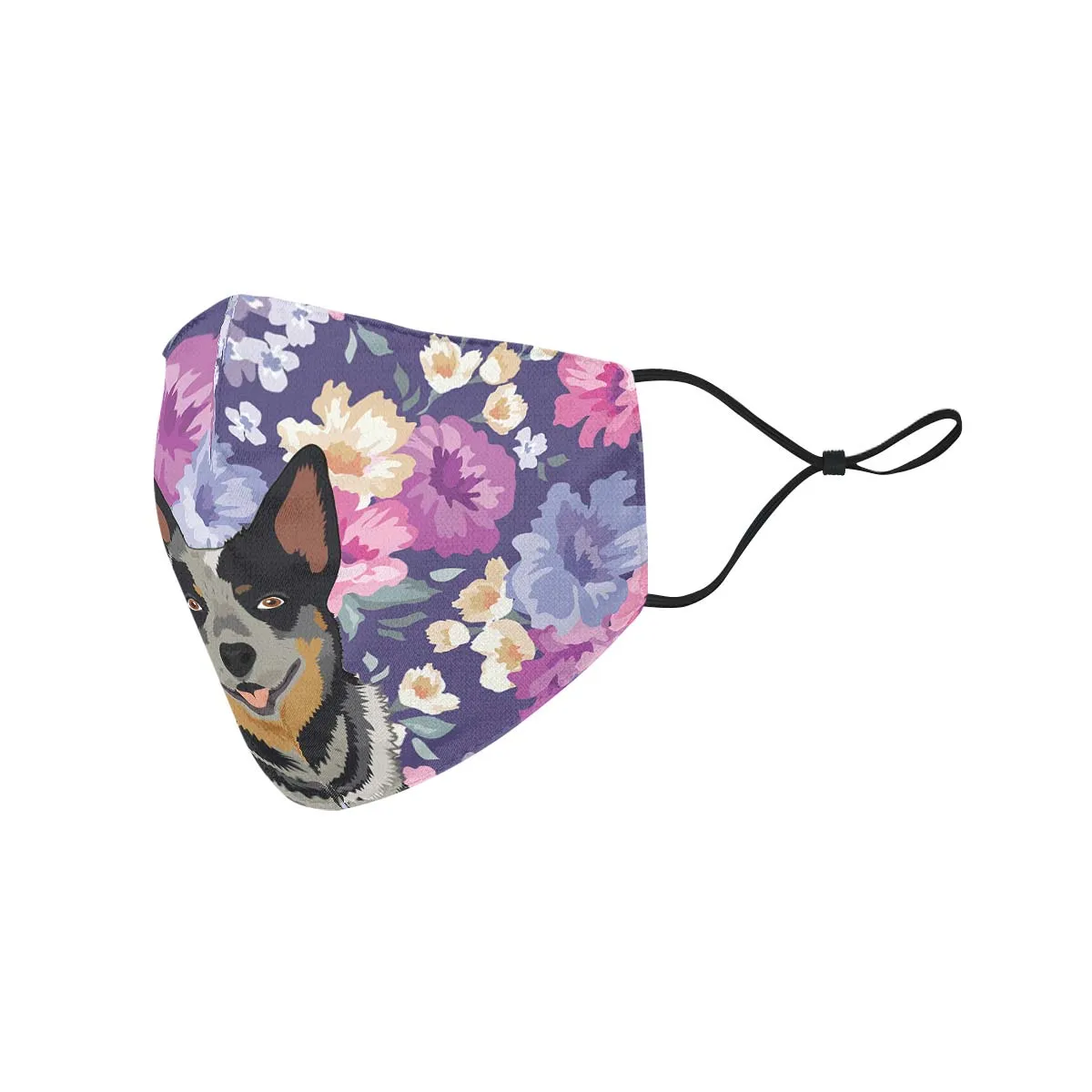 Australian Cattle Dog Portrait Face Cover