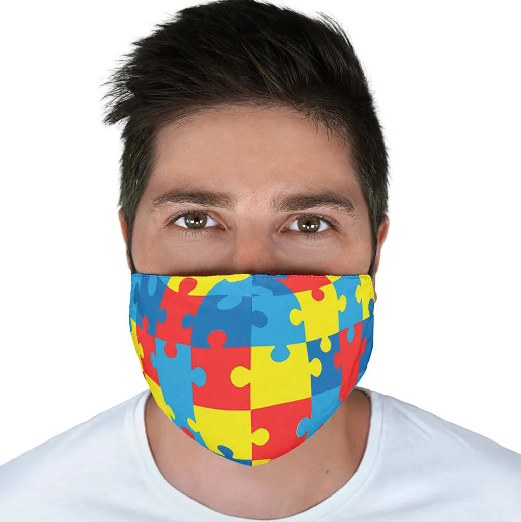 Autism Awareness Face Cover