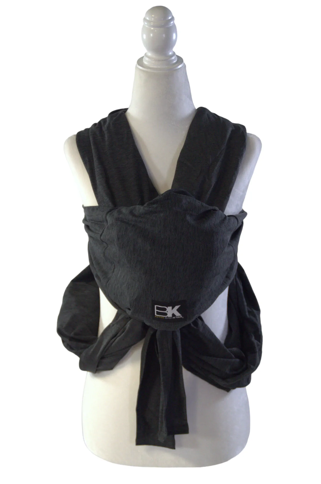 Baby K'tan Active Yoga Carrier - Heather Black - L