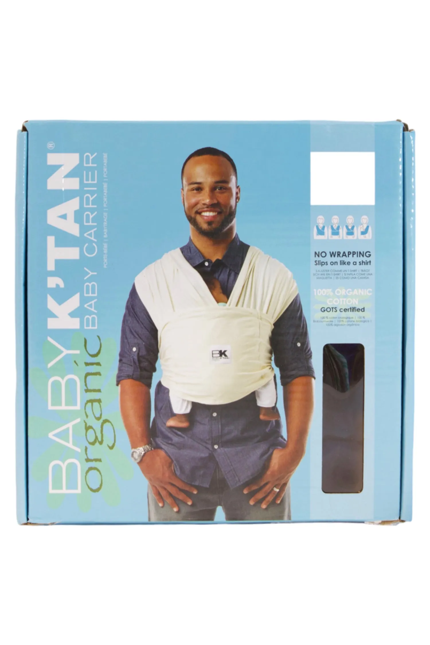 Baby K'tan Organic Baby Carrier - Organic Natural - M