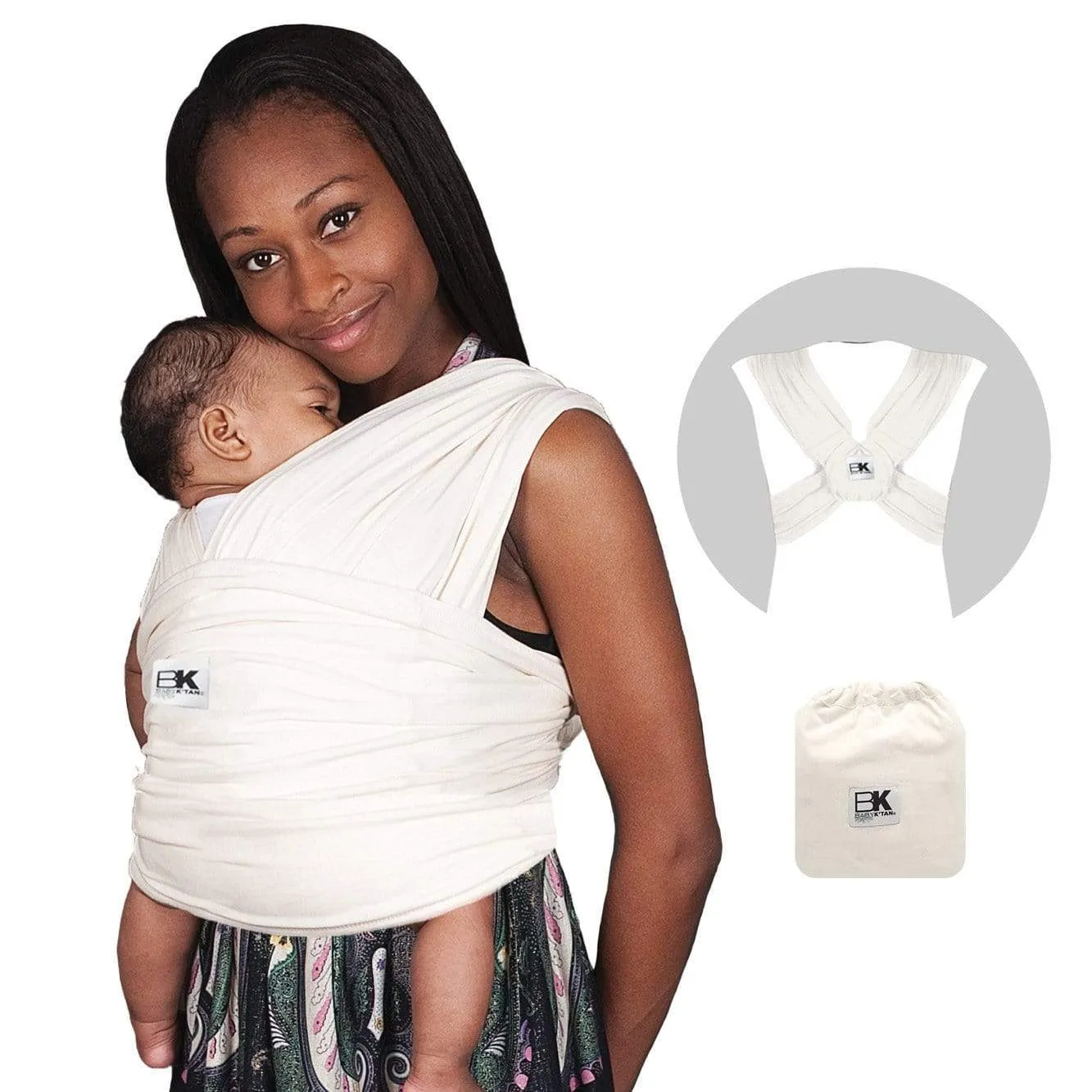 Baby K'tan Organic Baby Carrier - Organic Natural - M