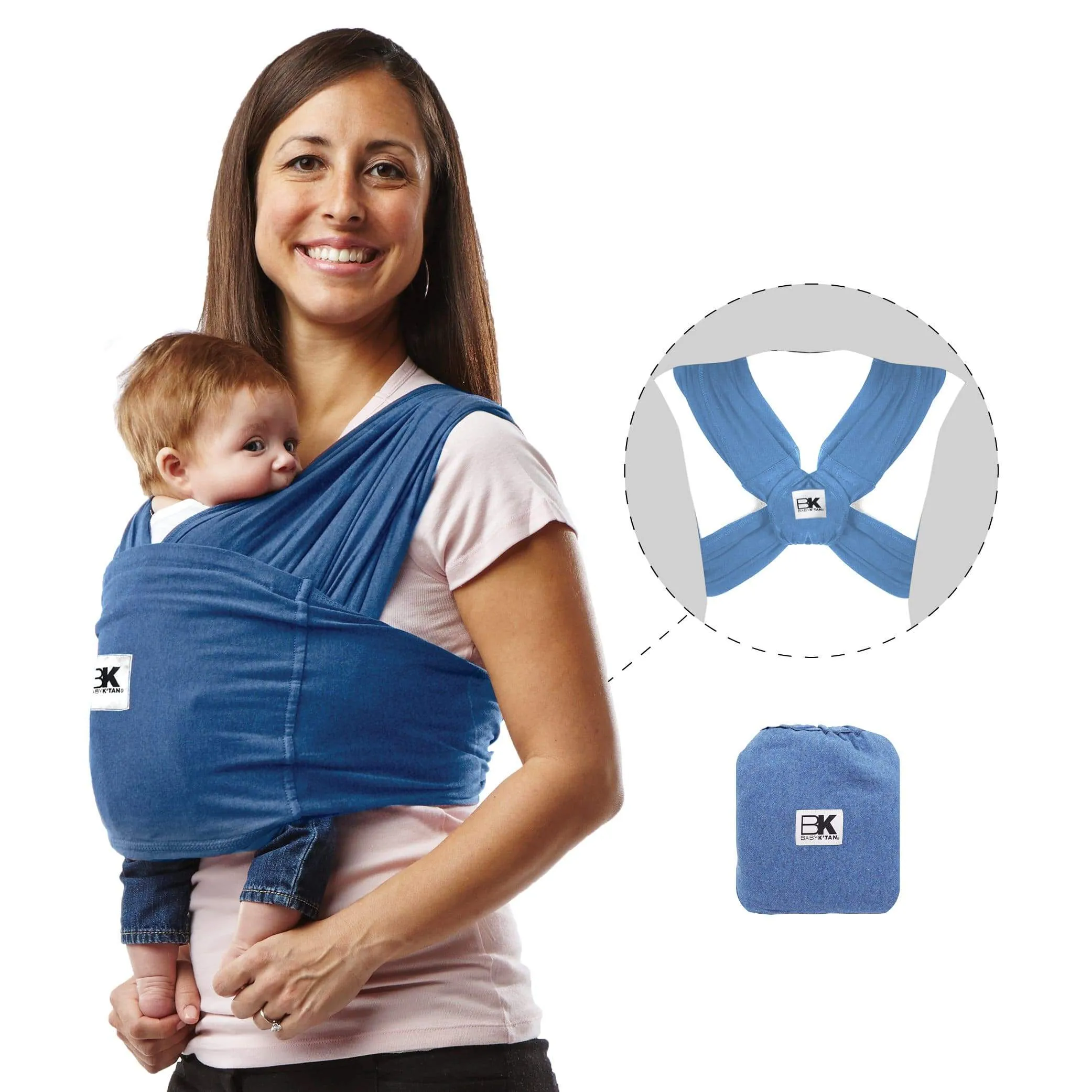 Baby K'tan Original Baby Carrier in Denim