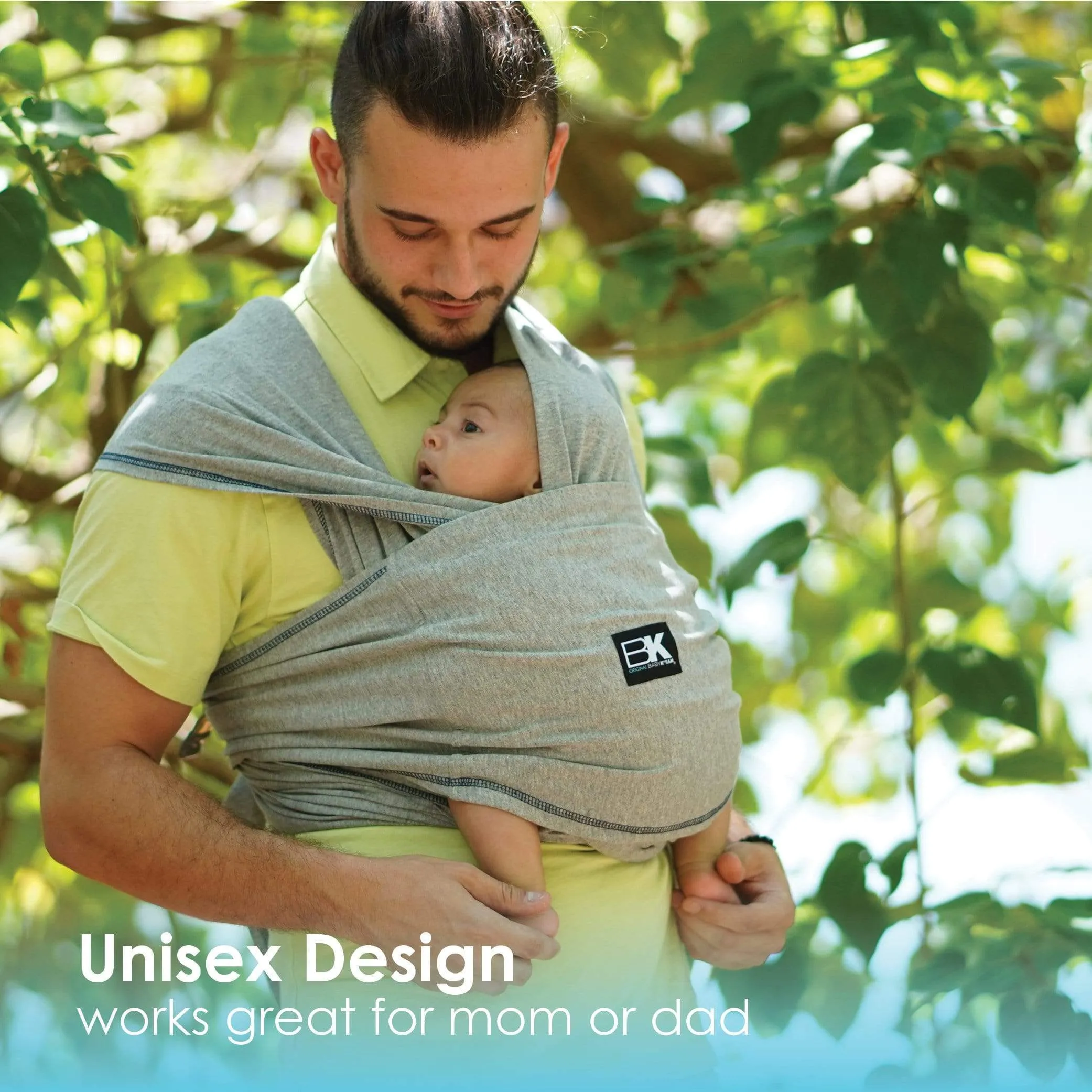 Baby K'tan Original Baby Carrier in Heather Grey