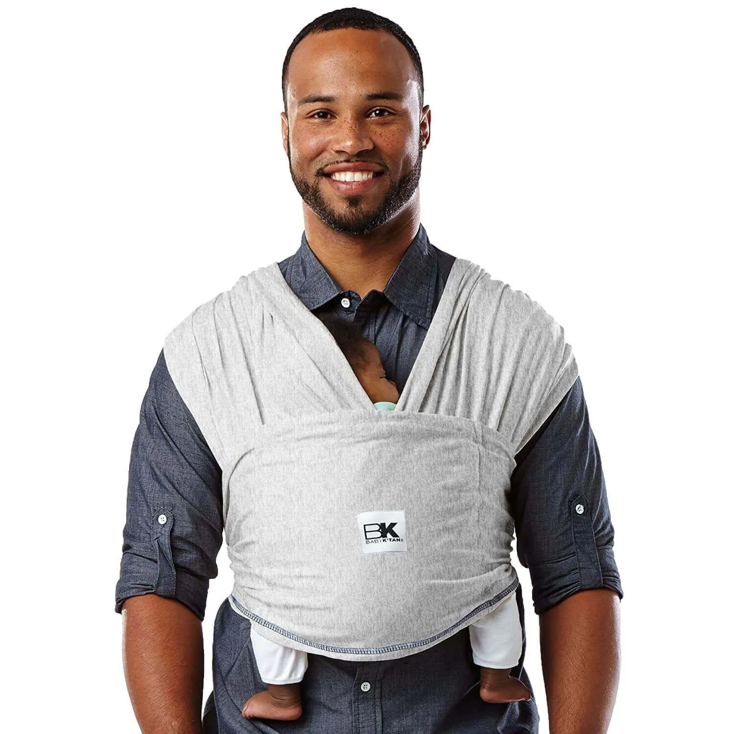 Baby K'tan Original Baby Carrier in Heather Grey