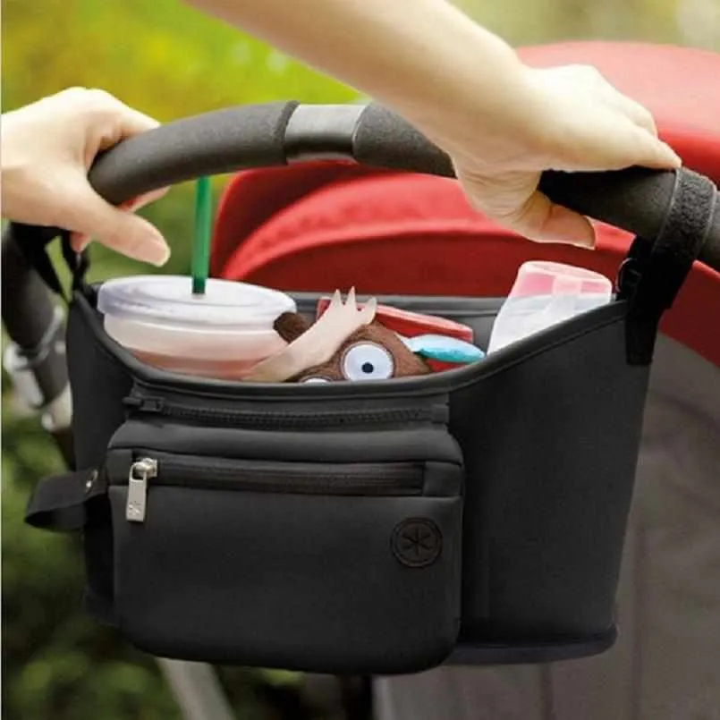 Baby Stroller Mummy Bag - Hanging Basket Storage Organizer