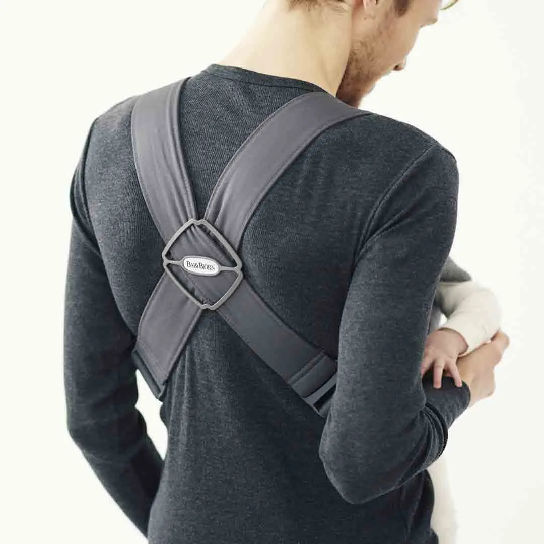 BabyBjorn Mini 3D Jersey Baby Carrier - Dark Grey