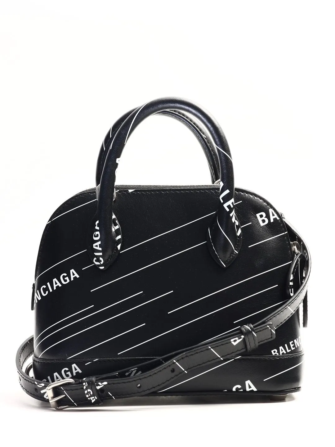 Balenciaga All-Over Logo Tote Bag