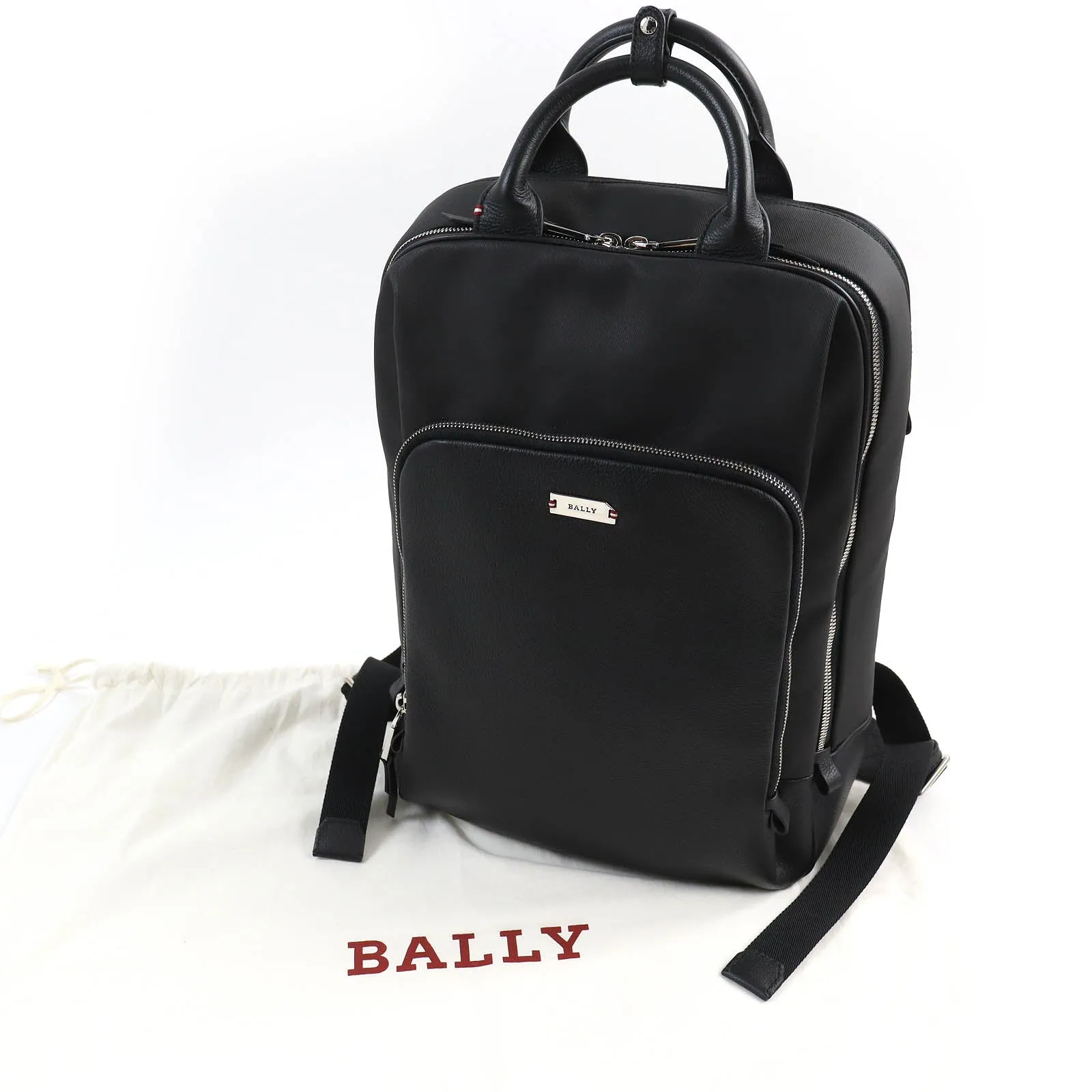 Bally VELTIO Coated Canvas Leather Backpack