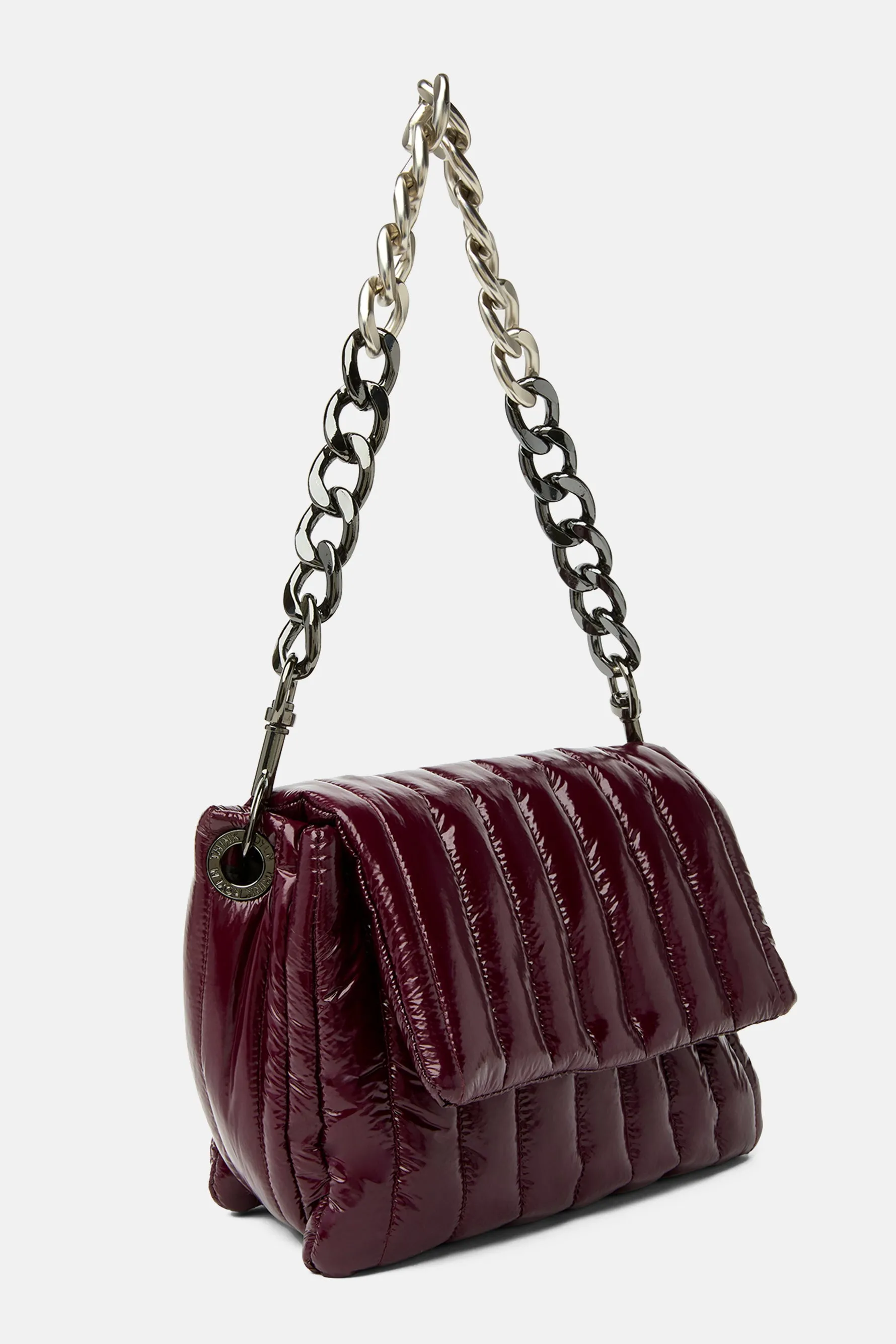 Bar Bag - Glossy Deep Burgundy/Black