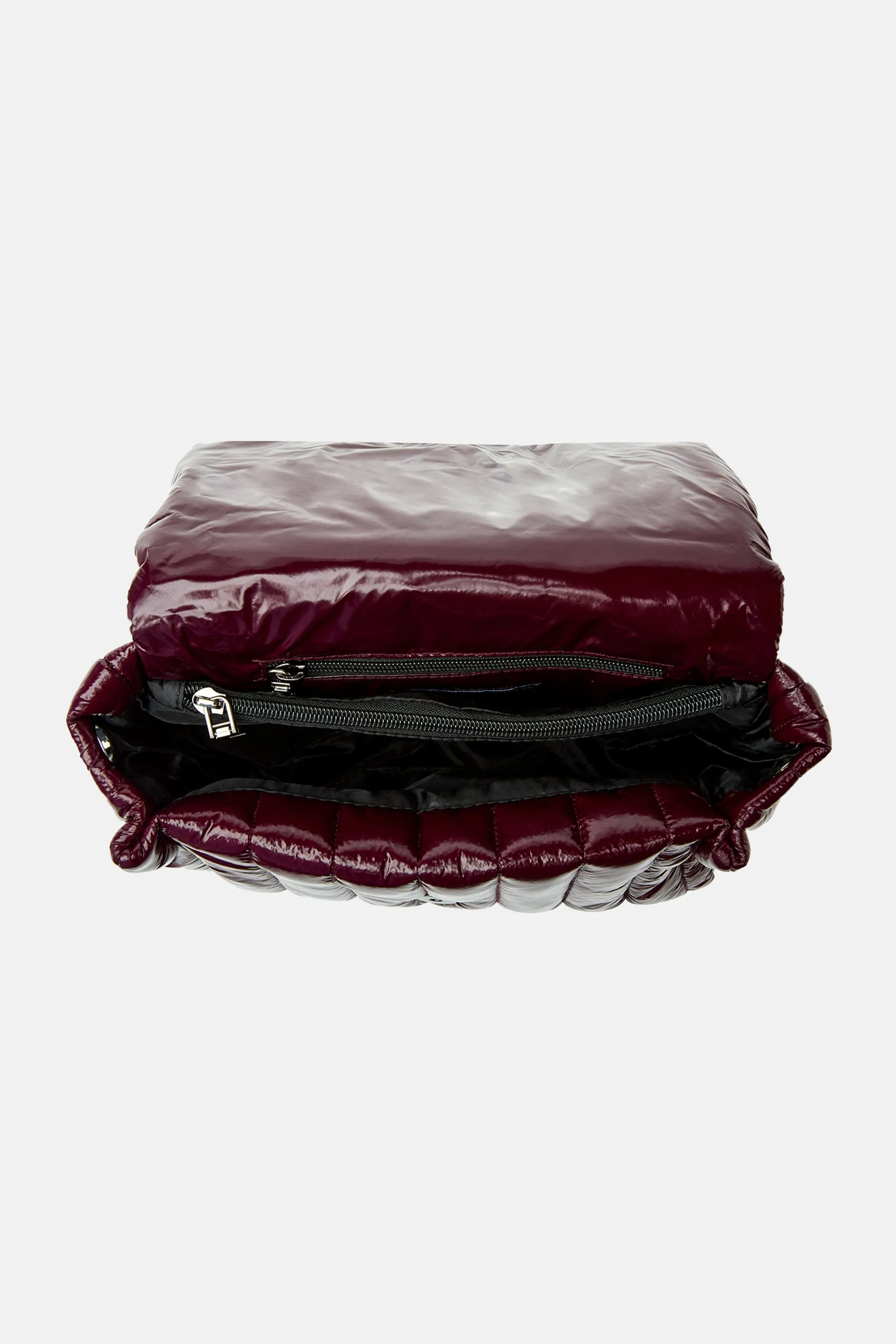 Bar Bag - Glossy Deep Burgundy/Black