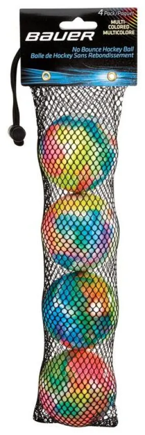 Bauer Multi-Colored Balls (4-Pack)