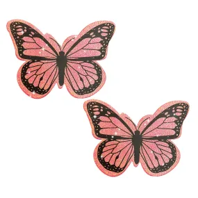 Bella Rosa Pink Shimmer Butterfly Pasties