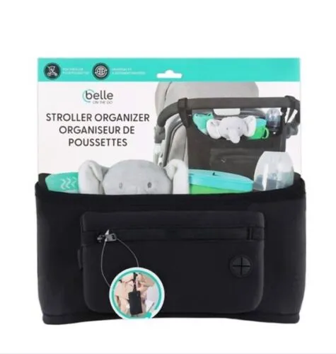 Belle On The Go Stroller Organizer - Black