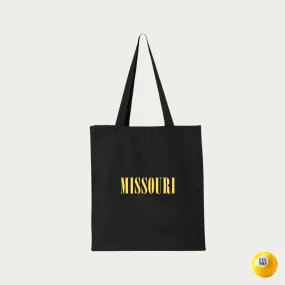 Black & Yellow Missouri Tote