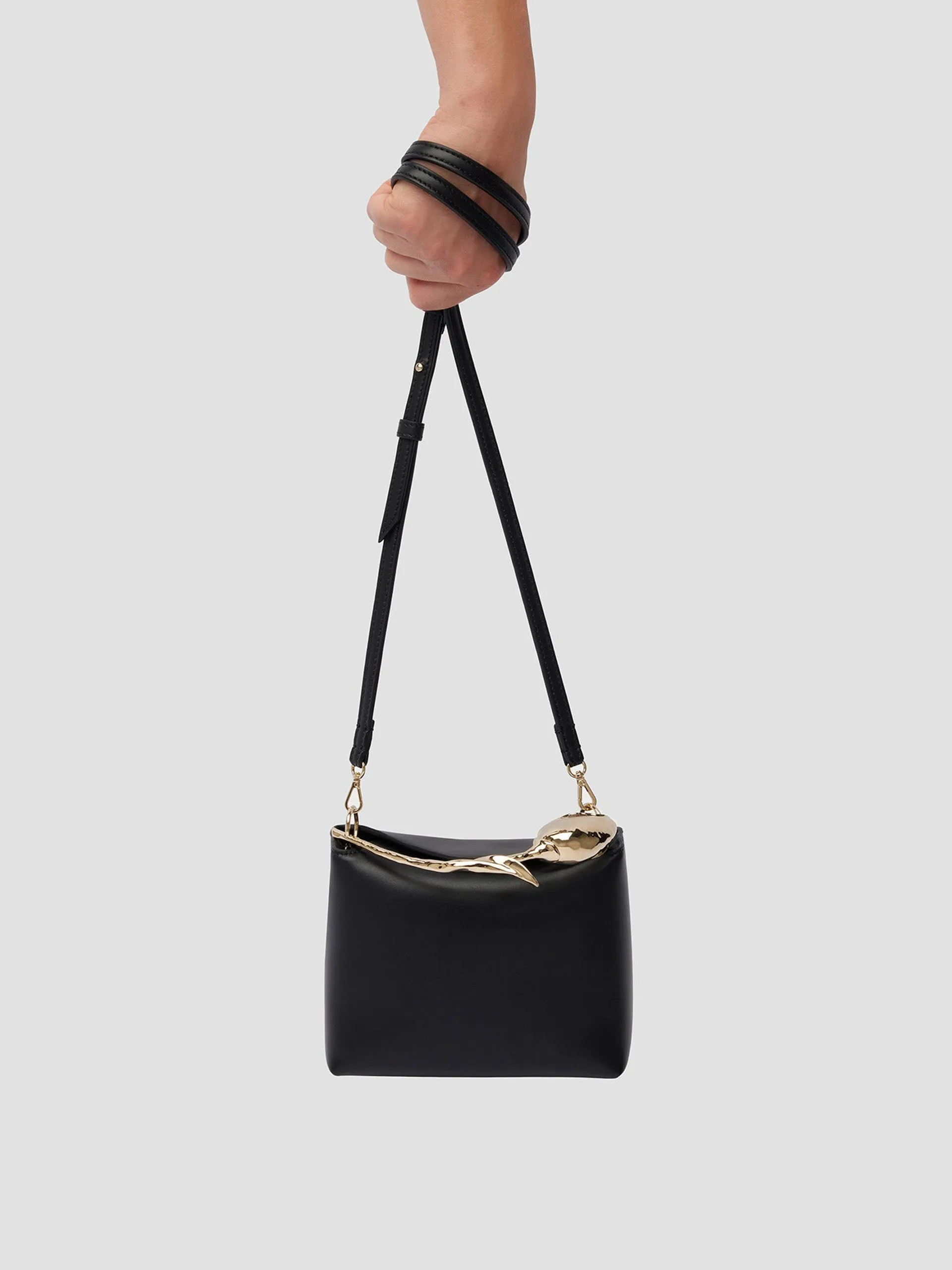 Black mini bloom bag