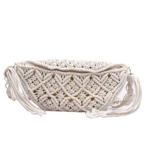 Bohemian Style Female Crochet Cotton Waist Pack