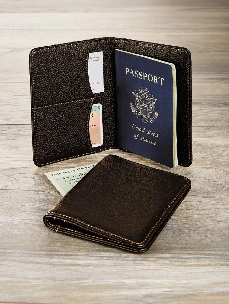 Bomber Jacket   RFID Passport Holder